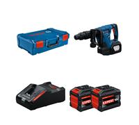 Burineur SDS Max GSH 18V-5 + 2 Batteries EXPERT 15 Ah + 1 Chargeur EXAL18V-160 BOSCH