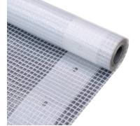 BURKE@ Blanc Bâche Leno 260 g/m² 3x6 m Blanc ,5.24 kg, Haute qualité A13646