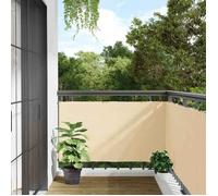 BURKE@ Crème Écran d'intimité de balcon crème 300x120 cm PVC ,2.3 kg, Haute qualité A10492