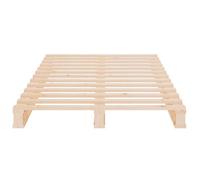 BURKE* Lit simple, 100x200 cm, Lit de palette bois de pin massif- LL7234