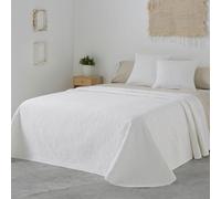 Burrito Blanco Couvre-Lits d'été, lit de 90 cm (+ Dimensions Disponibles) │ Couleur Blanche │ Housse de Coussin Incluse │ Cotton Touch │ Design 152