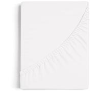 Burrito Blanco Drap de Lit 100% Coton Réglable A8 Pour Lit Simple 105x190 À 105x200 cm (autres Dimensions Disponibles), Couleur Blanc