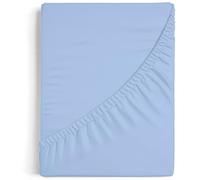 Burrito Blanco Drap-Housse 90 x 190/200 cm, pour lit de 90 cm + Dimensions Disponibles, Tissu 100% Coton, Motif A8 Bleu