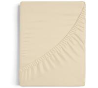 Burrito Blanco Drap-Housse A8 | Drap Plat 100% Coton | Draps-Housses 180x190/200 cm | Beige