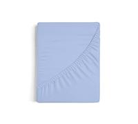 Burrito Blanco Drap-Housse pour lit de 150 cm (+ Dimensions Disponibles) | 100% Coton | Motif A8 | Couleur Bleue (105 x 190/200 cm)