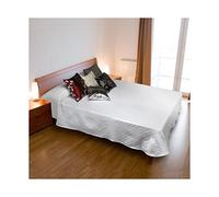 Burrito Blanco Jacquard Quilt 100 Style Piqué Sans Garniture Pour Lit Simple de 90x190 cm À 90x200 cm, Blanc