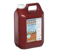 Burtex Peinture pour bois 5 l, brun, bidon en plastique Quantité:1