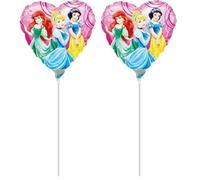 Burton & Burton Disney Ballons en aluminium Motif jardin princesse 23 cm (Lot de 2)