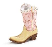 Burton & Burton Rose pour Femme Cowboy Cowgirl Boot Vase - Great Western Country Home Accent.