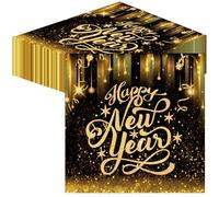 BUSCANDO 40pièces Serviettes Nouvel An 2026 Serviettes Papier de Table pour Deco Nouvel an 2026 Happy New Year Napkins Décoration Accessoires de fête Décoration d'intérieur