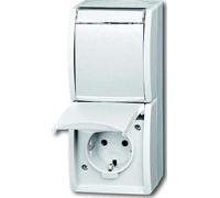 Busch Jaeger 20-02 EWN-54 Steckdose CEE 7/3 Weiß (2084-0-0714)