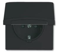 Busch-Jaeger 2064-0-0295. Buchsen-Typ: CEE 7/3, Anzahl der Pole: 2P+E. Produktfarbe: Schwarz, Internationale Schutzart (IP-Code): IP44. Eingangsspannung: 250 V, Stromstärke (maximal): 16 A. Breite: 70
