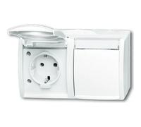 Busch Jaeger 2084-0-0715 Steckdose CEE 7/3 Weiß (2084-0-0715)