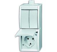 Busch Jaeger 2601/5/20EW-54-503 Steckdose CEE 7/3 Weiß (1684-0-0328)
