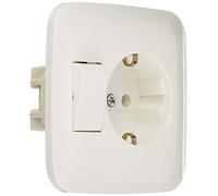 Busch Jaeger 4310/6EUJ-214 Prise Schuko avec interrupteur Blanc (Import Allemagne)