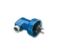 Busch-Jaeger APWD Duro 2000 WDI Prise Schuko 74WD 2 pôles, Bouton + interrupteur, Bleu