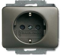 Busch Jäger BJ Alpha Nea Platin Prise Interrupteur à bascule Cadre Variateur Couverture E8(Prise avec protection enfant 20 EUCKS-20)