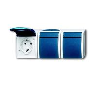 Busch-Jaeger Busch-Jaeger Prise Schuko 3x horizontale 2300/3 EW-53 Quantité:1