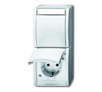 Busch Jaeger 2601/6/20 EBW-54 Steckdose Typ F Weiß (1684-0-0331)