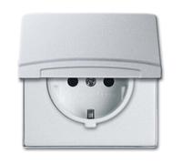 Busch-Jaeger Busch-Jaeger Prise Schuko encastrée IP44 alusilber 20 EUGK-33-101 Quantité:1