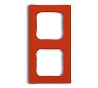Busch-Jaeger Cadre de finition 2512-217K-103 4011395260241 Rouge, Plaque Murale pour Prise Électrique