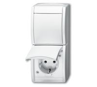 BUSCH-JAEGER Combinaison prise/commutation ocean inverseur AP aws IP44