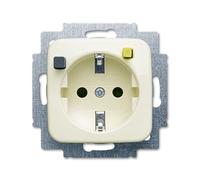 Busch-Jaeger Disjoncteur différentiel blanc 3120 EUCB-212 Duro 2000, Bouton + interrupteur, Blanc