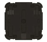 Busch-Jaeger Elément de commande flex simple 64711 avec lumière d'orientation, Bouton + interrupteur, Noir