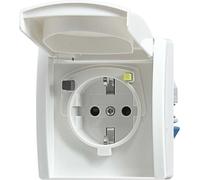 BUSCH-JAEGER FI-SCHUKOMAT insert blanc alpin