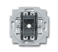 Busch-Jaeger Insert pour commutateur à carte, Bouton + interrupteur, Argent