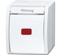 Busch-Jaeger Interrupteur de contrôle, Bouton + interrupteur, Blanc