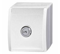 Busch-Jaeger Prise de courant CEBEC al/ws 20 EWSL-54 2CKA002083A0832