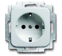 Busch-Jaeger Prise de courant encastrée SCHUKO(R). Orientation nocturne 20 EUCBLI-214