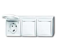 Busch-Jaeger Prise triple horizontale 2300/3 EWN-54