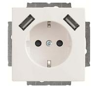 Busch-Jaeger SCHUKO-2x USB Prise de courant 20 EUCB2USB-84
