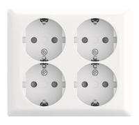 BUSCH JAEGER SCHUKO Steckdose 4f AP Safety 404 EAB-524 (2TKA00005535)