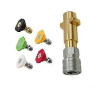Buse à connexion rapide pour nettoyeurs haute pression Karcher et Forbosch Raccord de sortie d'eau 6,35 mm pour une utilisation fiable (A)