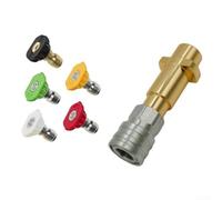 Buse à connexion rapide pour nettoyeurs haute pression Karcher et Forbosch Raccord de sortie d'eau 6,35 mm pour une utilisation fiable (B)