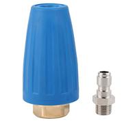 Buse À Turbine Rotative Pivotante À Haute Pression 3000PSI Accessoires Pour Pistolet De Nettoyage Haute Pression 1/4inch GPM 2.5-4.0 (Taille : 2.5)