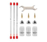 Buse Airbrush Kits, 0.3/0.5/0.8mm Buse Et Aiguille et Capuchon de Buse et use et Outils de Pièces de Rechange, Pistolet Aerographe Kit, Buse pour Peinture, Le Tatouage, L'art de Modèles, Etc