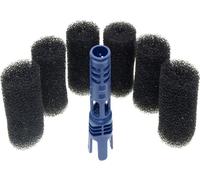 Buse Anti Projection Adaptable avec 6 brosses en Mousse pour Robot Piscine Polaris 280 équivalent Tail Sweep Pro TSP10