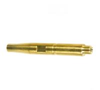 Buse conductrice pour soudure immergée, tige en alliage de cuivre de 185 mm | Construction en alliage de cuivre, filetage intérieur M14 x 1,5, filetage extérieur M18 x 1,5, design léger de 500 g pour une