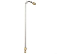 Buse coudée en acier inoxydable pour nettoyeur haute pression 30 à 90 degrés en forme de U pour lance d'extension de lance, connexion rapide 6,35 mm mâle, compatible avec les nettoyeurs à gaz jusqu'à