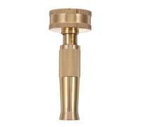 Buse D’Arrosage Réglable en Cuivre pour Tuyau de Jardin 3/4 pouces | Filetage Intérieur Résistant aux Fuites, Jet Haute Pression, Brumisation Douce des Semis, Rinçage Automobile et Plantes