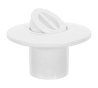 Buse d’entrée de piscine à insertion directe, jet intégré | Plastique blanc, installation encastrée stable, pour murs en béton et plomberie standard de bassin