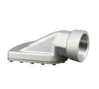 Buse d'arrosage avant, base universelle, buse DC, réglage de la rotation, douche de pulvérisation, bec de canard, accessoires pour camion d aluminum alloy Style J - 2-inch internal thread steel plate