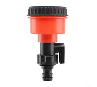 Buse d'arrosage de jardin en maille 1000 avec connexion rapide pour tuyau, tête d'arrosage agricole réglable pour serre de légumes, embout de pulvérisation en plastique noir et jaune (orange)