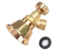 Buse d'arrosage en aluminium pour applications agricoles avec sortie de pulvérisation réglable et interface filetée standard de 14 x 1,5 mm