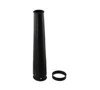 Buse d'aspiration courte noire pour souffleur Makita DUB182 DUB183 | Ajustement précis en plastique pour un nettoyage efficace à l'intérieur et à l'extérieur, montage facile
