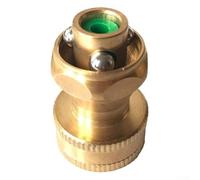 Buse de balai en laiton, buse de tuyau d'eau haute pression de 1,9 cm avec jet rotatif à 360 ° réglable pour le nettoyage et le lavage du jardin